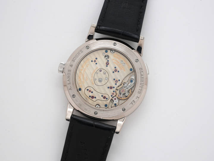 A.ランゲ＆ゾーネ グランド ランゲ1 ルミナス Ref.115.028 18KWG ブラック文字盤 中古 zdw748de