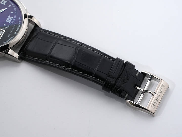 A.ランゲ＆ゾーネ グランド ランゲ1 ルミナス Ref.115.028 18KWG ブラック文字盤 中古 zdw748de