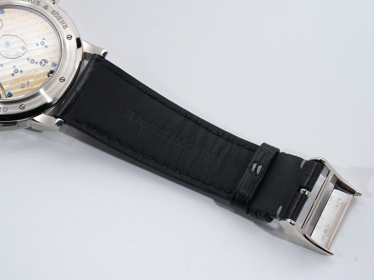 A. Lange &amp; Söhne Grand Lange 1 Luminous Ref.115.028 18KWG Black Dial Used zdw748de