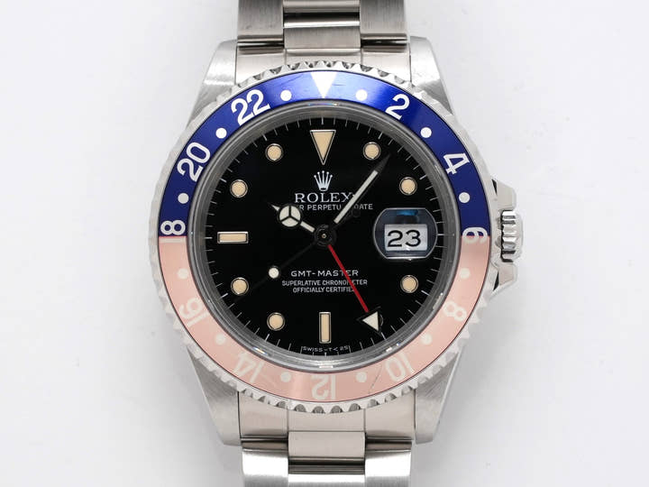 ロレックス GMTマスター Ref.16700 ステンレススチール ブラック文字盤 オイスターブレスレット