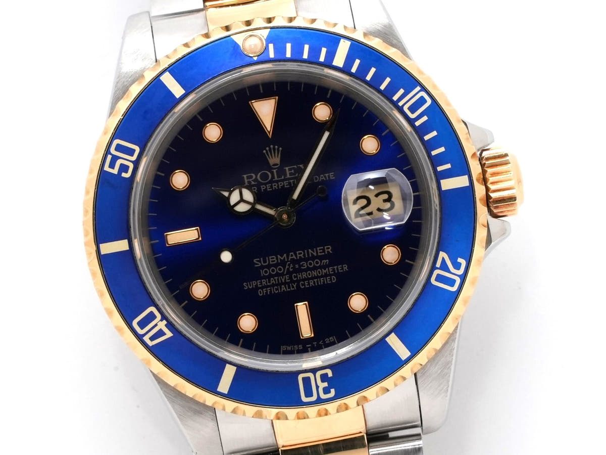 ロレックス サブマリーナー デイト Ref.16613 ブルー文字盤 中古 r8yqm2t3