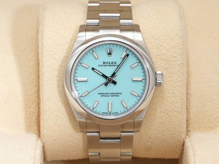 ロレックス オイスターパーペチュアル31 Ref.277200 ステンレススチール ターコイズ文字盤
