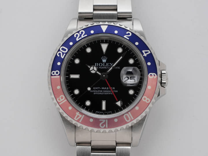 ロレックス GMTマスター Ref.16700 ステンレススチール ブラック文字盤 オイスターブレスレット 中古 euvz7h76