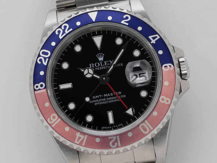 ロレックス GMTマスター Ref.16700 ステンレススチール ブラック文字盤 オイスターブレスレット 中古 euvz7h76