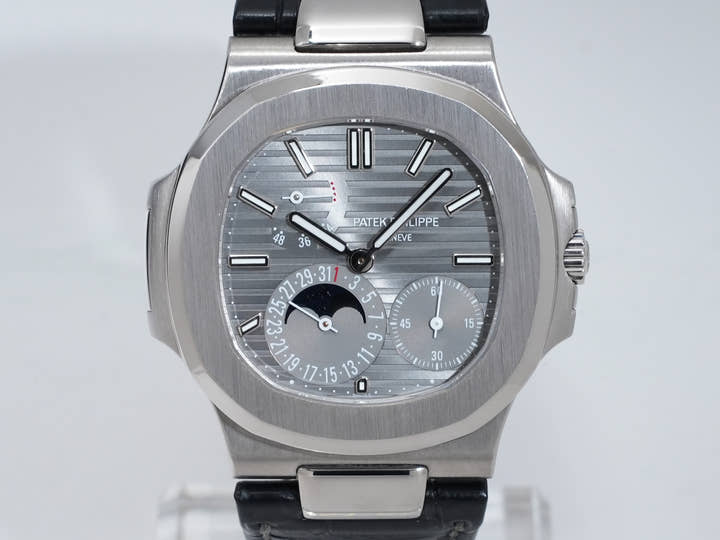 Patek Philippe Nautilus Petite Complication Ref. 5712G-001 White Gold Slate Dial