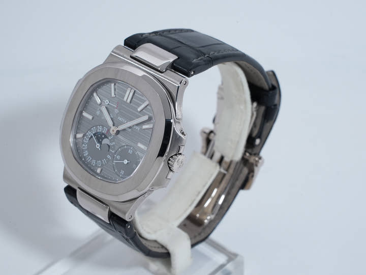 Patek Philippe Nautilus Petite Complication Ref. 5712G-001 White Gold Slate Dial