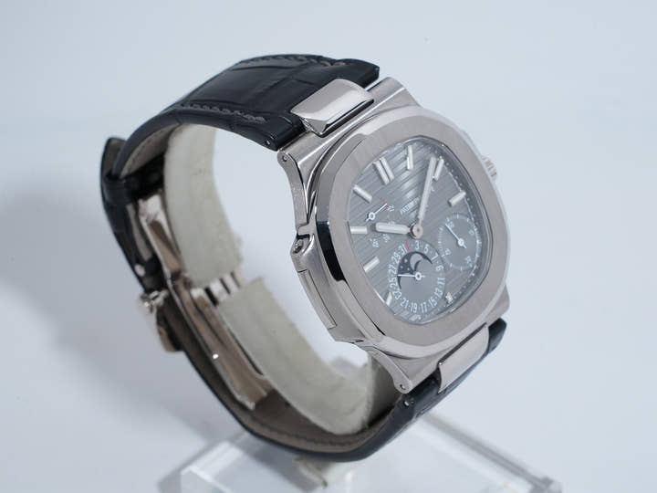 Patek Philippe Nautilus Petite Complication Ref. 5712G-001 White Gold Slate Dial