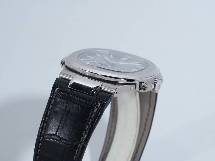 Patek Philippe Nautilus Petite Complication Ref. 5712G-001 White Gold Slate Dial