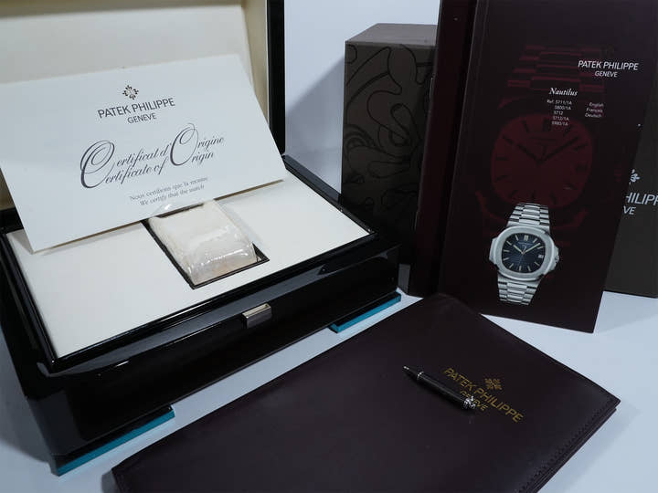 Patek Philippe Nautilus Petite Complication Ref. 5712G-001 White Gold Slate Dial