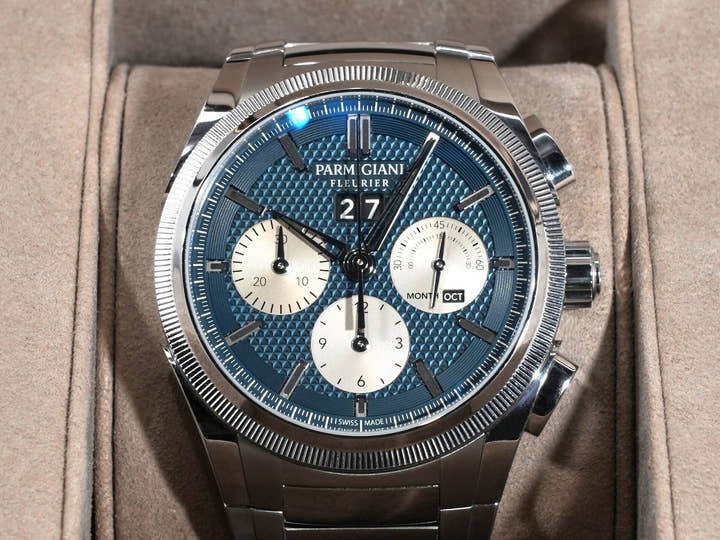 パルミジャーニフルリエ トンダグラフGT ヨシダスペシャル Ref.PFS906-1020002-100182 ブルー文字盤 美中古 u7xbakqj