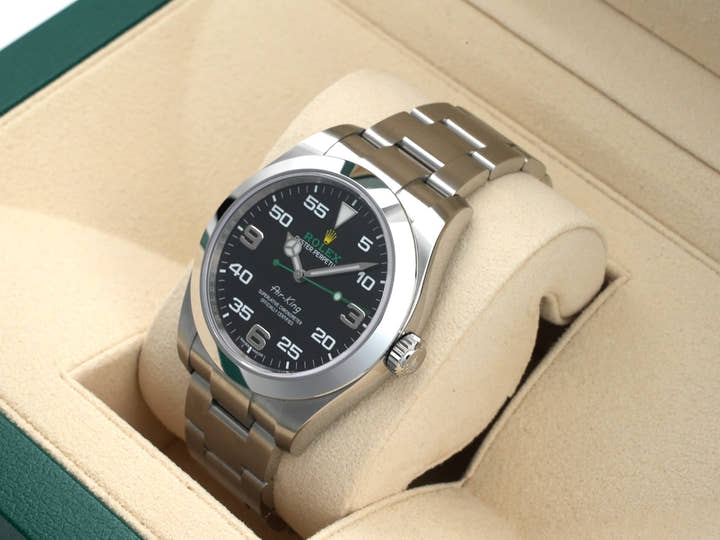 ロレックス エアキング Ref.116900 ステンレススチール ブラック文字盤