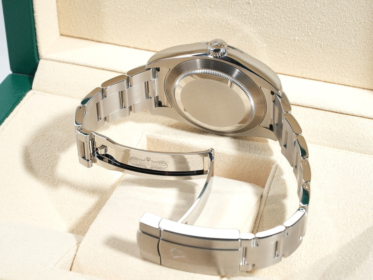 ロレックス エアキング Ref.116900 SS ブラック文字盤 美中古 ic7gzm7c