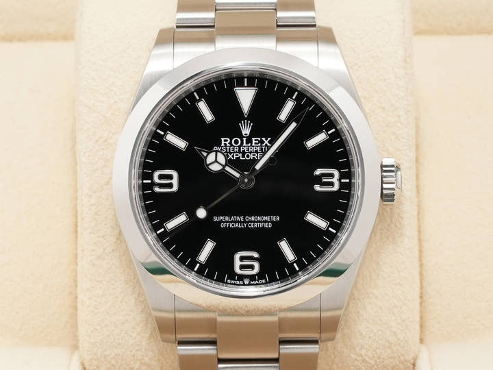 ロレックス エクスプローラー40 Ref.224270 ステンレススチール ブラック文字盤