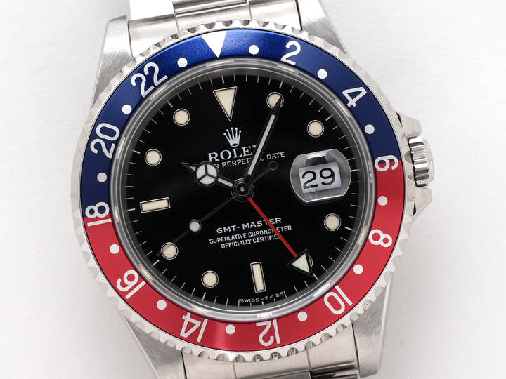 ロレックス GMTマスター Ref.16700 ステンレススチール ブラック文字盤 オイスターブレスレット