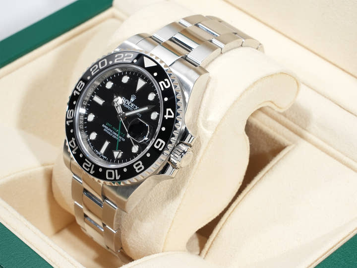 Rolex GMT-Master II Ref. 116710LN Stainless Steel Black Dial
