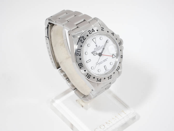 Rolex Explorer II Ref. 16570 Stainless Steel White Dial