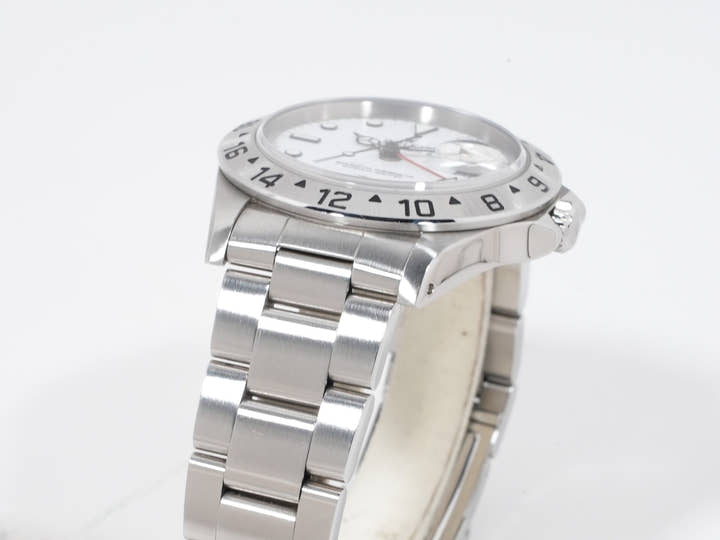 Rolex Explorer II Ref. 16570 Stainless Steel White Dial