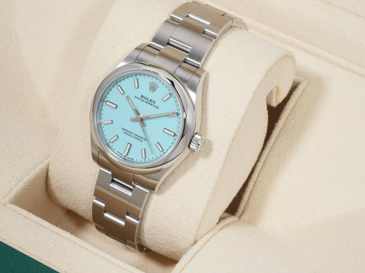 Rolex Oyster Perpetual 31 Ref. 277200 Stainless Steel Turquoise Dial