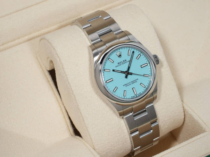 Rolex Oyster Perpetual 31 Ref. 277200 Stainless Steel Turquoise Dial