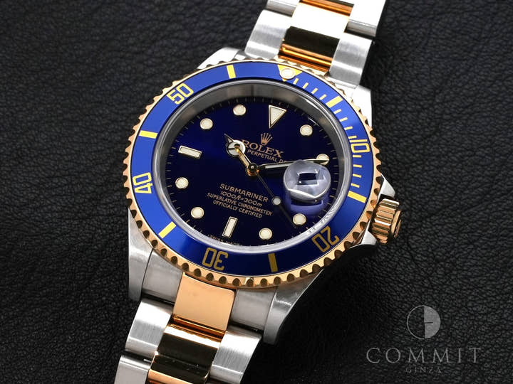 Rolex Submariner Date Ref. 16613 Stainless Steel/Yellow Gold Blue Dial