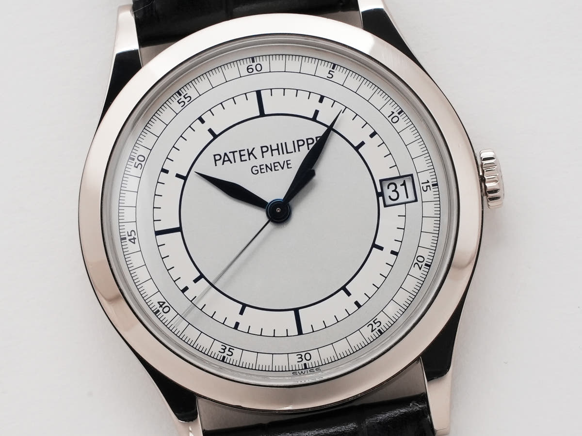 パテックフィリップ カラトラバ Ref.5296G-001 18KWG シルバー文字盤 中古 4x9sf5jg