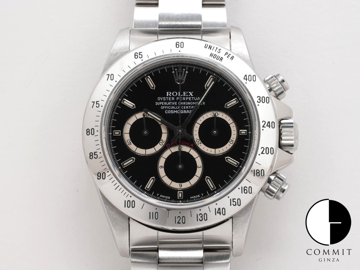 ロレックス デイトナ エルプリメロ Ref.16520 ブラック文字盤 中古 smk8c74f