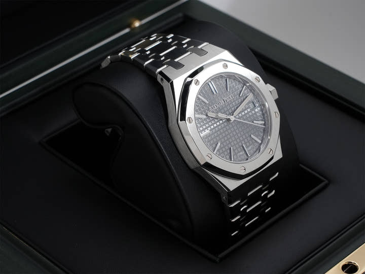 Audemars Piguet Royal Oak 50th Anniversary Ref. 15550ST.OO.1356ST.03 Stainless Steel Gray Dial