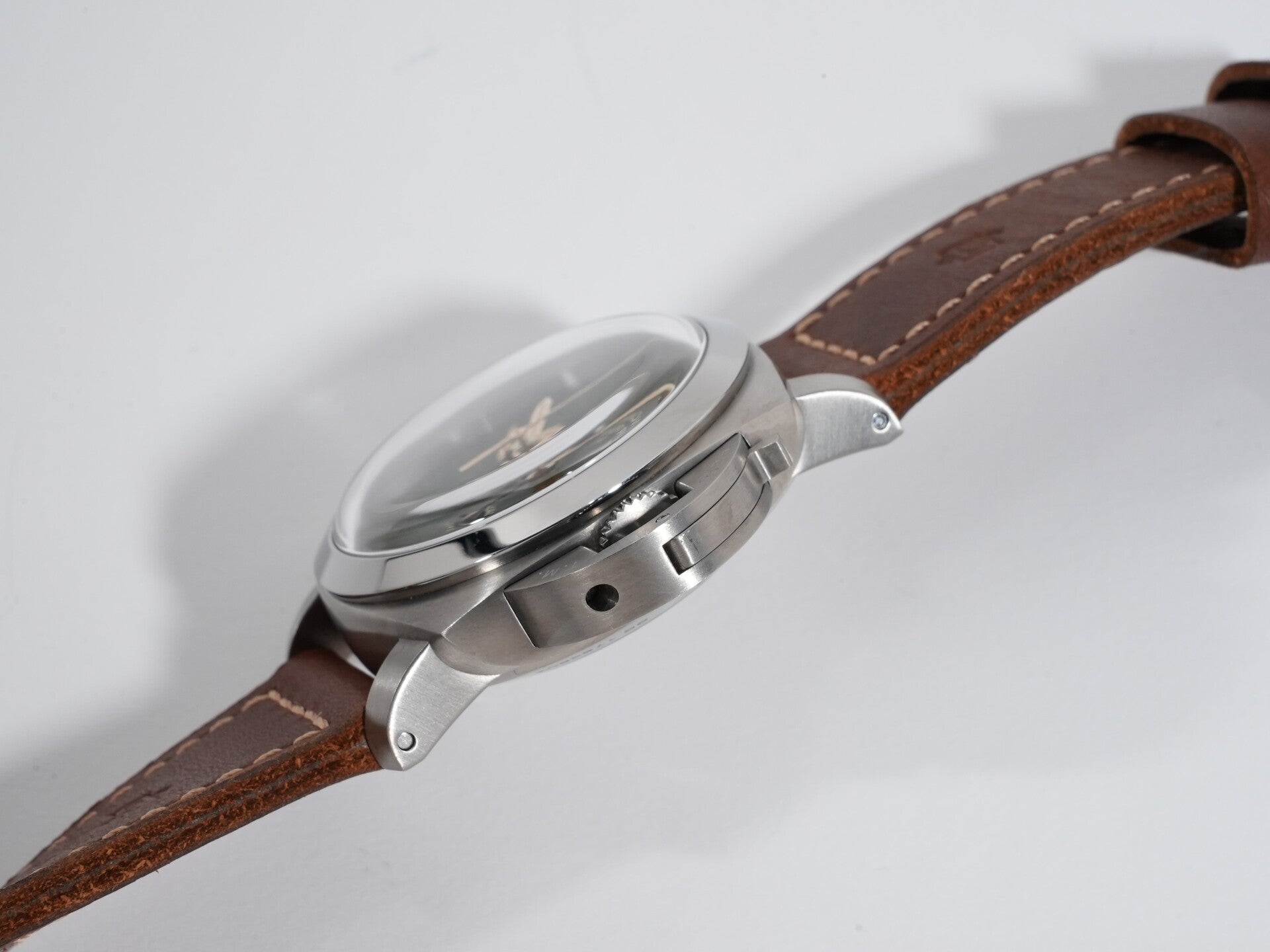 パネライ ルミノール 1950 クロノグラフ モノプルサンテ 8DAYS GMT チタニオ Ref.PAM00737 TITANIUM グリーン文字盤