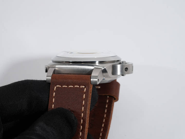 パネライ ルミノール 1950 クロノグラフ モノプルサンテ 8DAYS GMT チタニオ Ref.PAM00737 グリーン文字盤 中古 kwth6iow