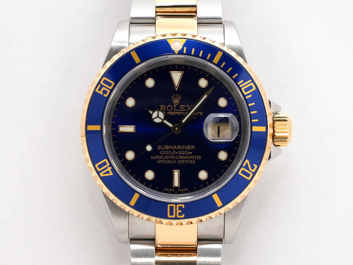 Rolex Submariner Date Ref. 16613 Stainless Steel/Yellow Gold Blue Dial