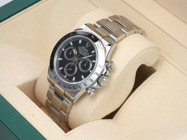 Rolex Daytona Ref. 116520 Stainless Steel Black Dial
