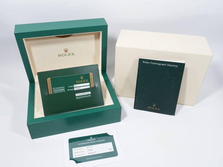 Rolex Daytona Ref. 116520 Stainless Steel Black Dial