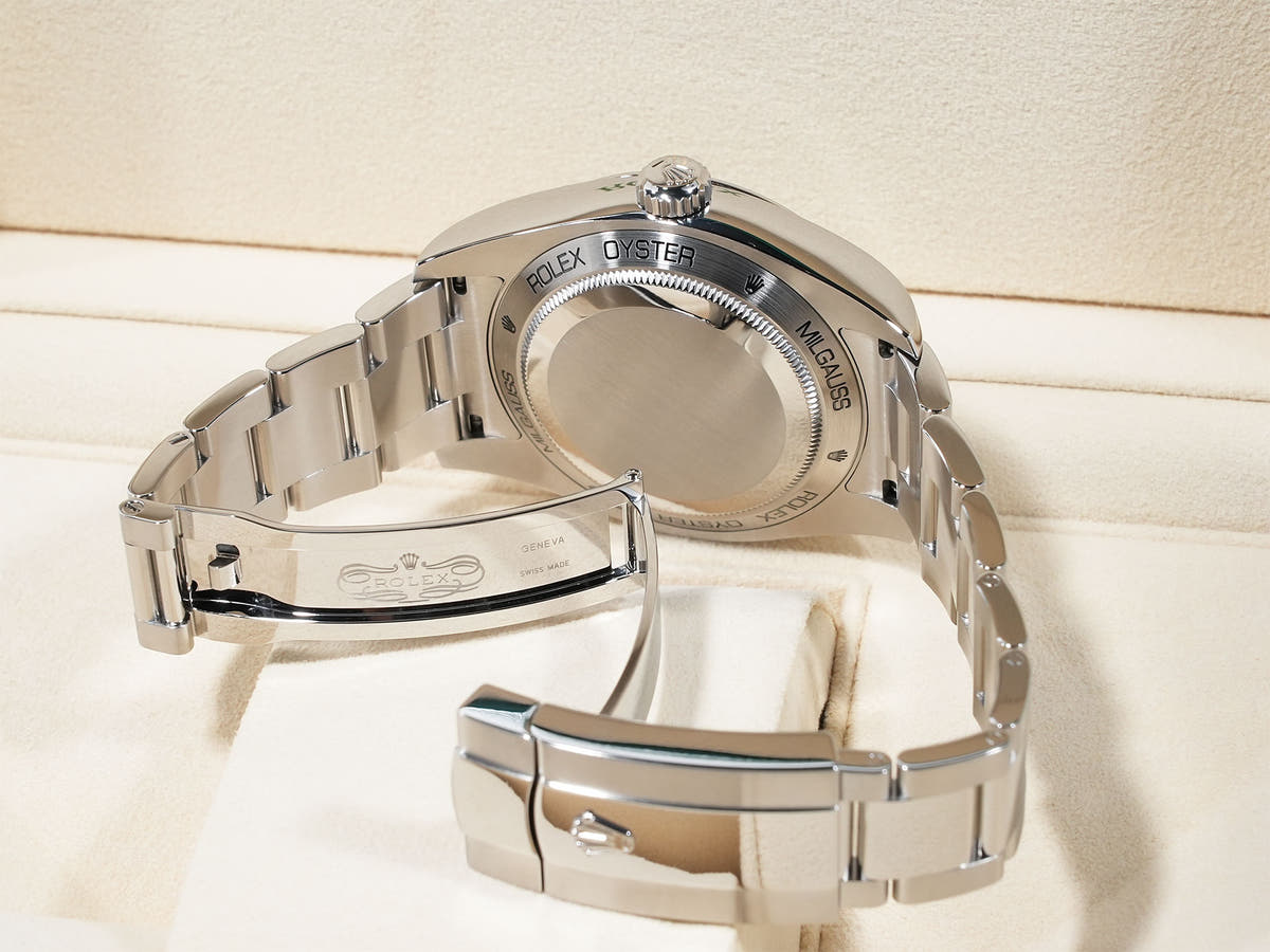 ロレックス ミルガウス Ref.116400GV Zブルー文字盤 美品 cbshs4a6