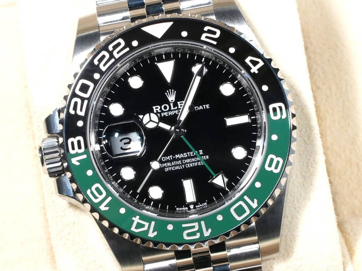 Rolex GMT-Master II Ref. 126720VTNR Stainless Steel Black Dial Jubilee Bracelet