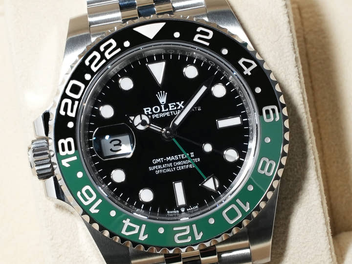 Rolex GMT-Master II Ref. 126720VTNR Stainless Steel Black Dial Jubilee Bracelet