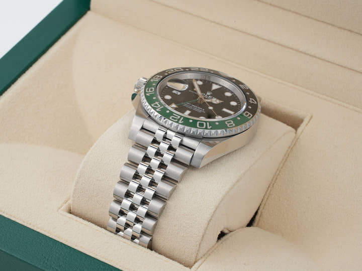 Rolex GMT-Master II Ref. 126720VTNR Stainless Steel Black Dial Jubilee Bracelet