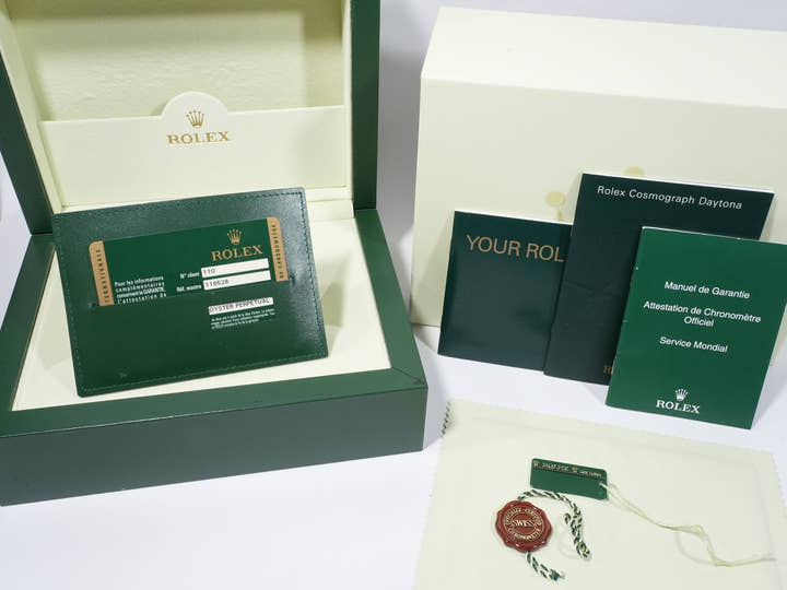 Rolex Daytona Ref. 116528 Yellow Gold White Arabic Dial