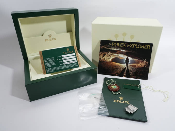 Rolex Explorer II Ref. 16570 Stainless Steel Black Dial