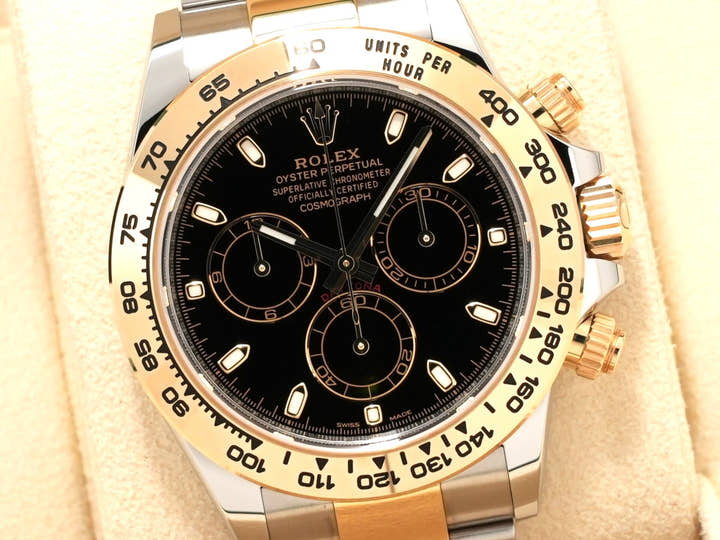 Rolex Daytona Ref. 116503 Stainless Steel/Yellow Gold Black Dial