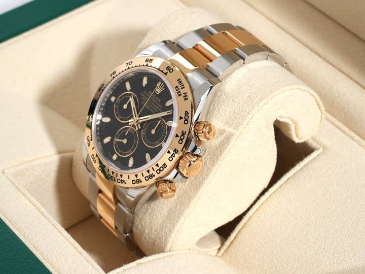 Rolex Daytona Ref. 116503 Stainless Steel/Yellow Gold Black Dial