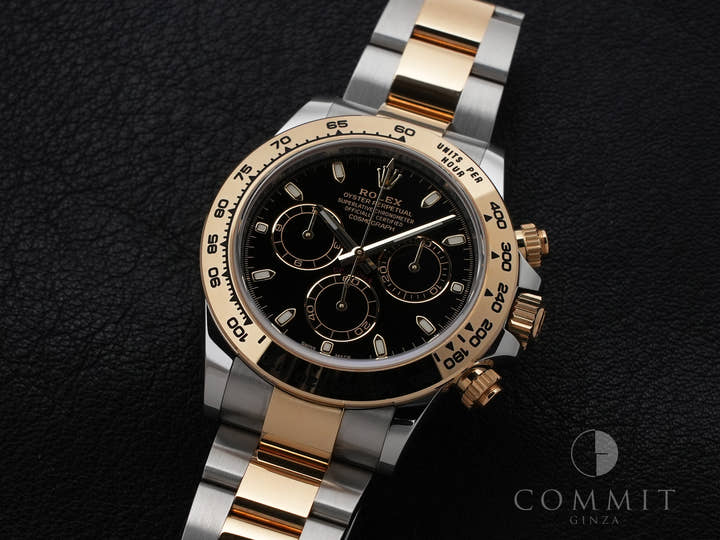 Rolex Daytona Ref. 116503 Stainless Steel/Yellow Gold Black Dial