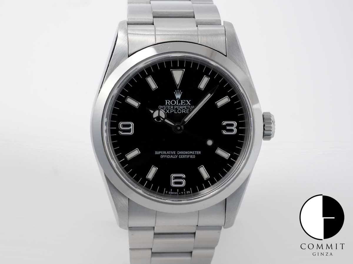 ロレックス エクスプローラーI Ref.14270 ステンレススチール ブラック文字盤
