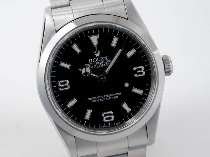 ロレックス エクスプローラーI Ref.14270 ステンレススチール ブラック文字盤