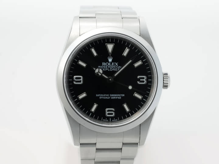 ロレックス エクスプローラーI Ref.14270 ステンレススチール ブラック文字盤