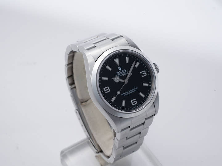 ロレックス エクスプローラーI Ref.14270 ステンレススチール ブラック文字盤