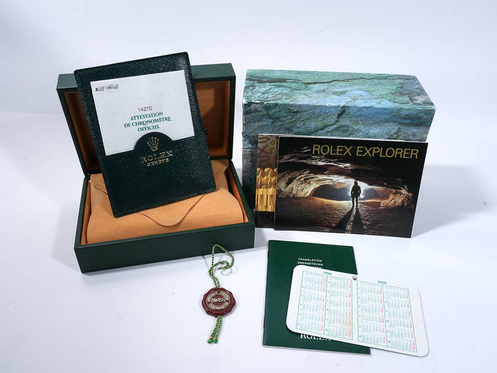 ロレックス エクスプローラーI Ref.14270 ステンレススチール ブラック文字盤