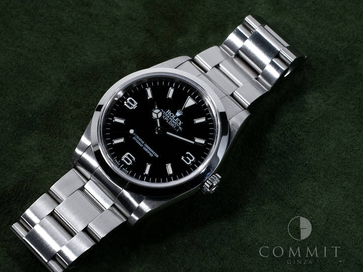 ロレックス エクスプローラーI Ref.14270 ステンレススチール ブラック文字盤
