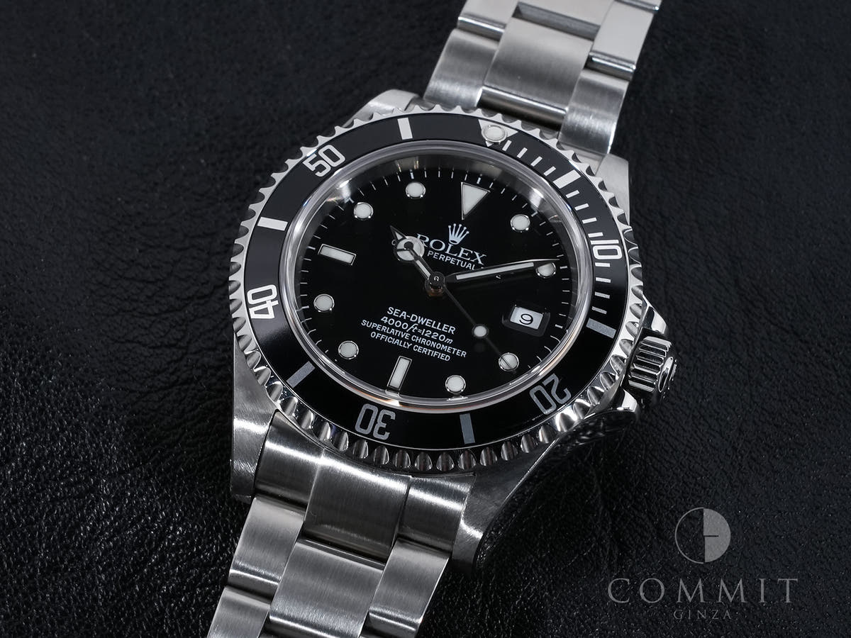 ロレックス シードゥエラー Ref.16600 SS ブラック文字盤 中古 2vmddww7