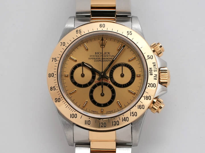 Rolex Daytona El Primero Ref. 16523 Stainless Steel/Yellow Gold Champagne Dial