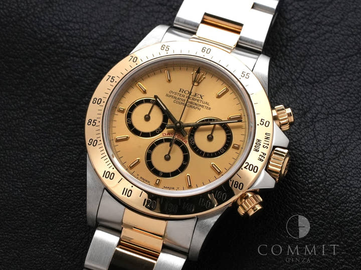 Rolex Daytona El Primero Ref. 16523 Stainless Steel/Yellow Gold Champagne Dial